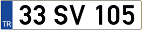 Truck License Plate